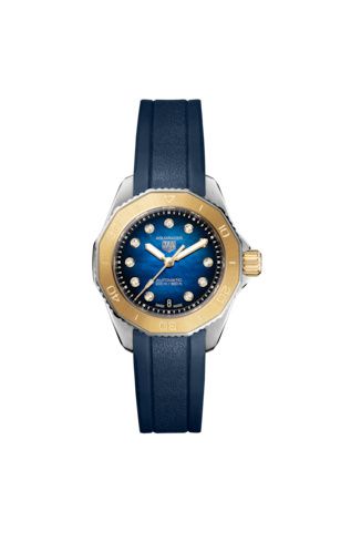 TAG Heuer Aquaracer Professional 200 Automatic 30 Stainless Steel - Yellow Gold / Blue / Rubber